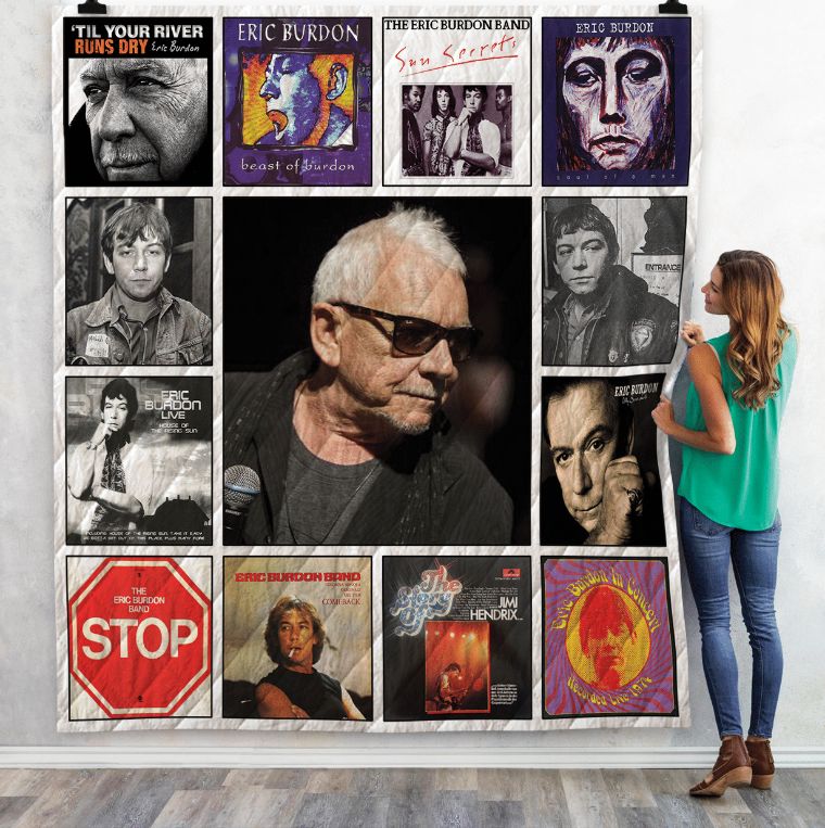 Eric Burdon Albums Collection Quilt Bedding Set