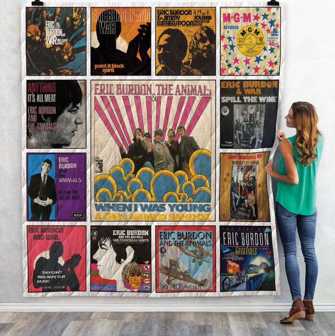Eric Burdon Greatest Hits Quilt Bedding Set