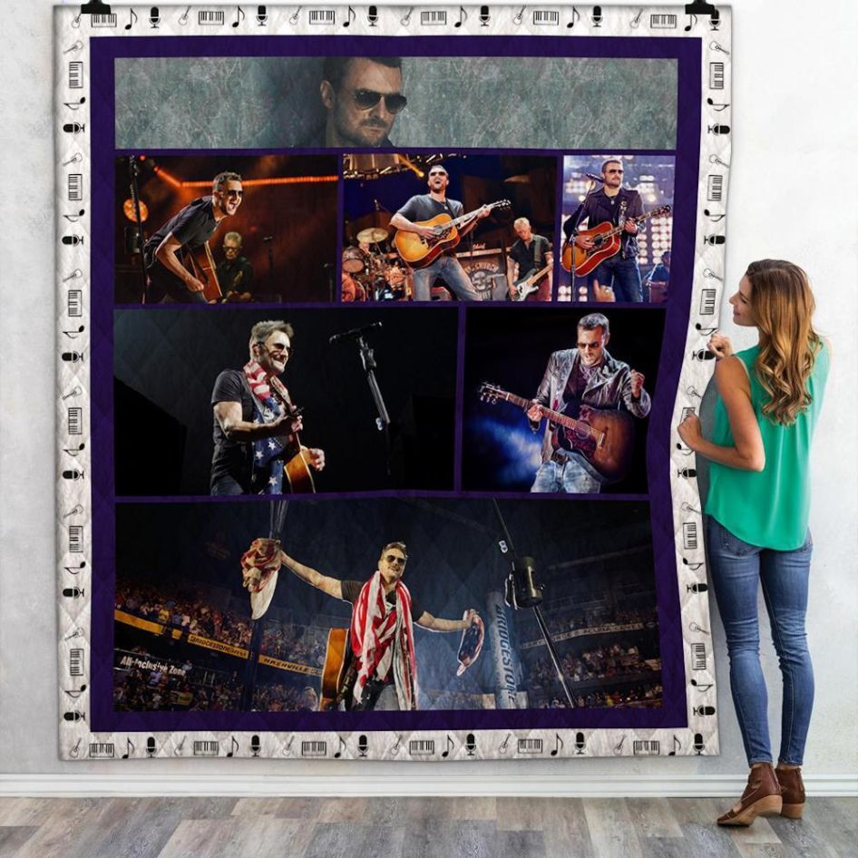 Eric Church Quilt Blanket - A Tribute to the Country Star