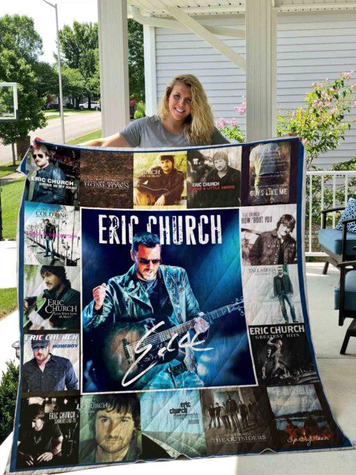 Eric Church Quilt Blanket Bed Set Full I1D3