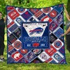 Est. 1960 Buffalo Bills Quilt Blanket - Perfect for Fans Everywhere