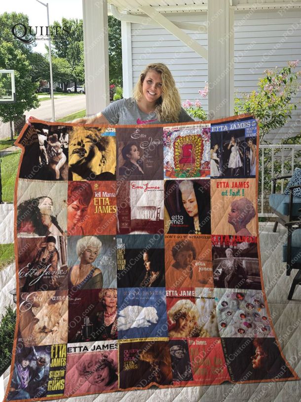 Etta James For Fans Collection Quilt Bedding Set for Music Lovers