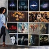 Evanescence Vintage Music Quote Quilt Bedding Set for Fans