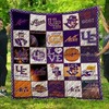 Evanville Purple Aces Collection Combined Combined Ncaa Quilt Bedding Set - The Best Way to Stay Warm