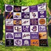 Evanville Purple Aces Collection NCAA Quilt Blanket - Show Your Aces Spirit and Stay Cozy
