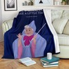 Even Miracles Take Time Fairy Godmother Fleece Quilt Blanket - This cozy and stylish quilt blanket
