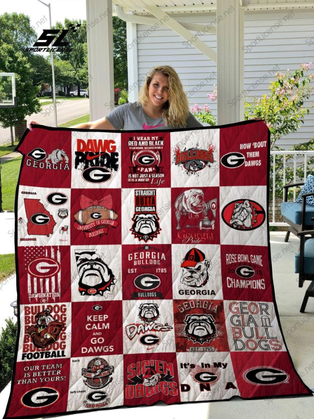 Exclusive Georgia Bulldogs Quilt Blanket - Perfect for Fans Everywhere