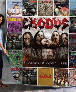 Exodus Albums Co-Poster Quilt Bedding Set - A Must-Have for Thrash Metal Fans