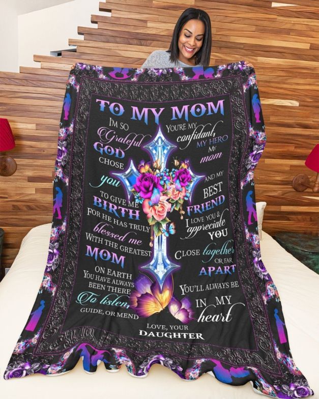 Express Gratitude to Mom with Best Mothers Day Gift: Quilt Blanket Fleece Blanket