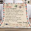 Express Love And Affection As A Dad Through This Fleece Blanket