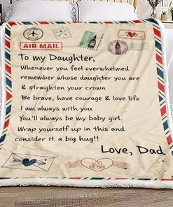 Express Love And Affection As A Dad Through This Fleece Blanket