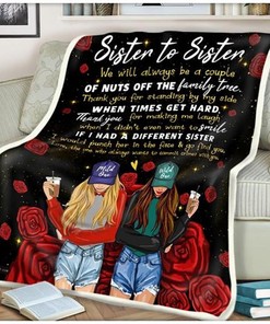 Express Your Gratitude to Your Sister with a Thoughtful Fleece Blanket Gift