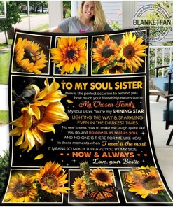 Express Your Love to Your Sister with a Customized Fleece Blanket