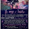Express Your Love to Your Sister with a Starry Sky Blanket Gift