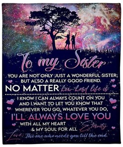 Express Your Love to Your Sister with a Starry Sky Blanket Gift