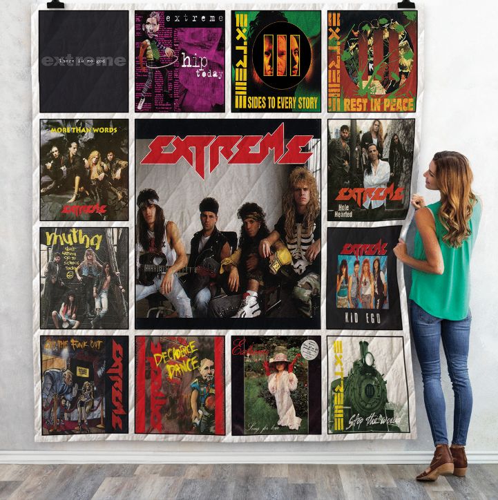 Extreme Rest In Peace Album Collection Quilt Bedding Set with Keywords