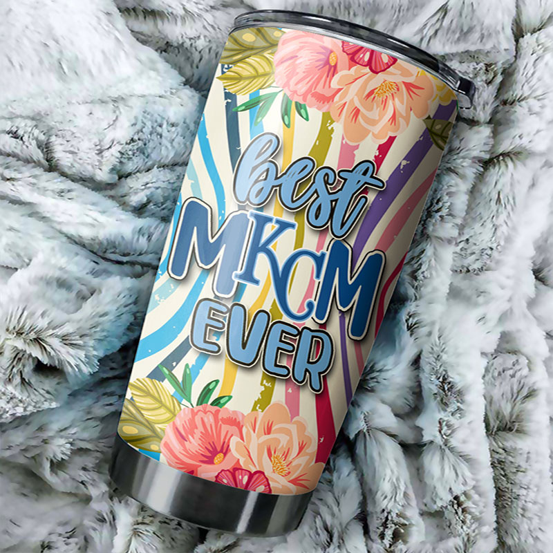 Eye-Catching Kansas City Royals MLB Tumbler with Beautiful Floral Design