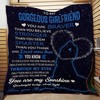 FAMILY -TO MY GORGEOUS GIRLFRIEND Quilt Bedding Set - Perfect for Couples