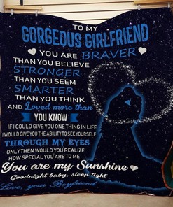 FAMILY -TO MY GORGEOUS GIRLFRIEND Quilt Bedding Set - Perfect for Couples