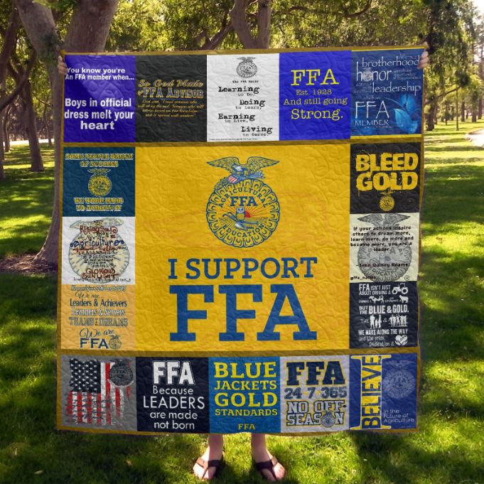 FFA I Support FFA Collection Quilt Bed Set for Future Farmers of America Supporters