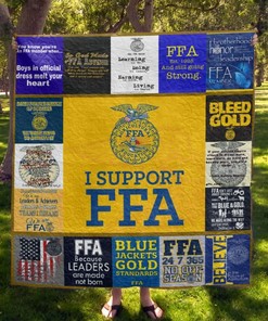 FFA Quilt Blanket - Show your support for FFA with this cozy quilt blanket