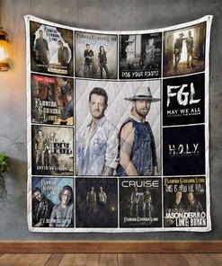 FGL Florida Georgia Line Album Quilt Blanket - Perfect Gift for Country Music Lovers