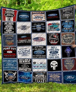 F-O-R-D-2 Quilt Bedding Set for Car Lovers