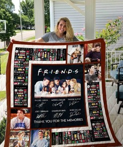 F.R.I.E.N.D.S TV Show Quote Quilt Bedding Set with Custom Design