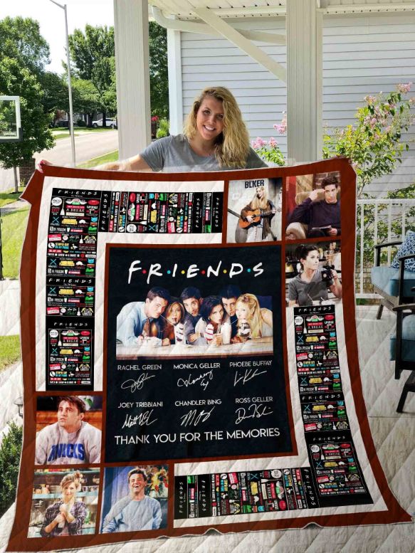 F.R.I.E.N.D.S TV Show Quote Quilt Bedding Set with Custom Design