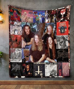 Face Your Fears With Death Quilt Blanket