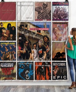Faith No More Album Combined Quilt Blanket - A Must-Have for Metal Fans