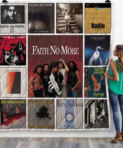 Faith No More Albums Quilted Bedding Set - King Size