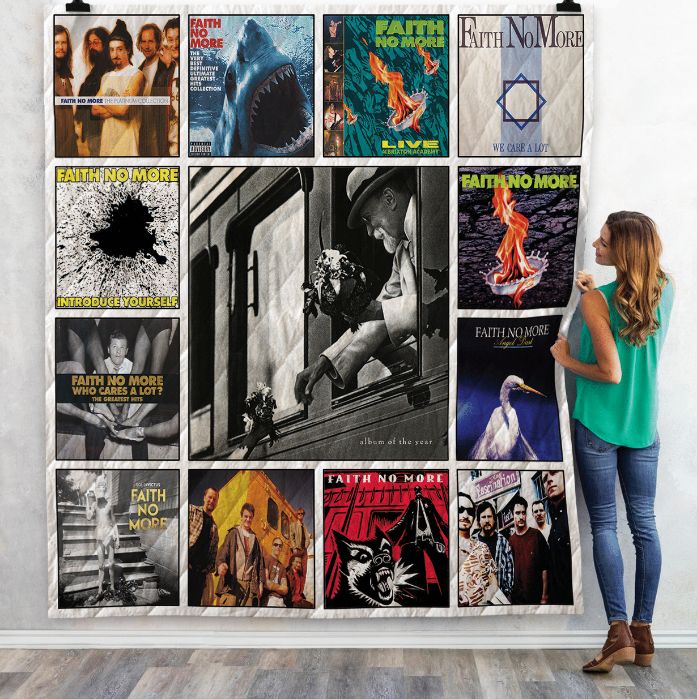 Faith No More Collected Albums Collection Quilt Bedding Set - Ideal for Fans of Alternative Metal Music