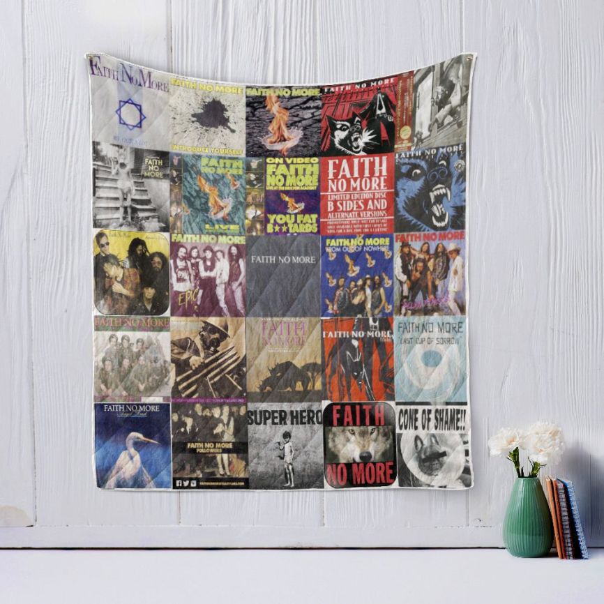 Faith No More Music Style Quilt Bedding Set for Fans