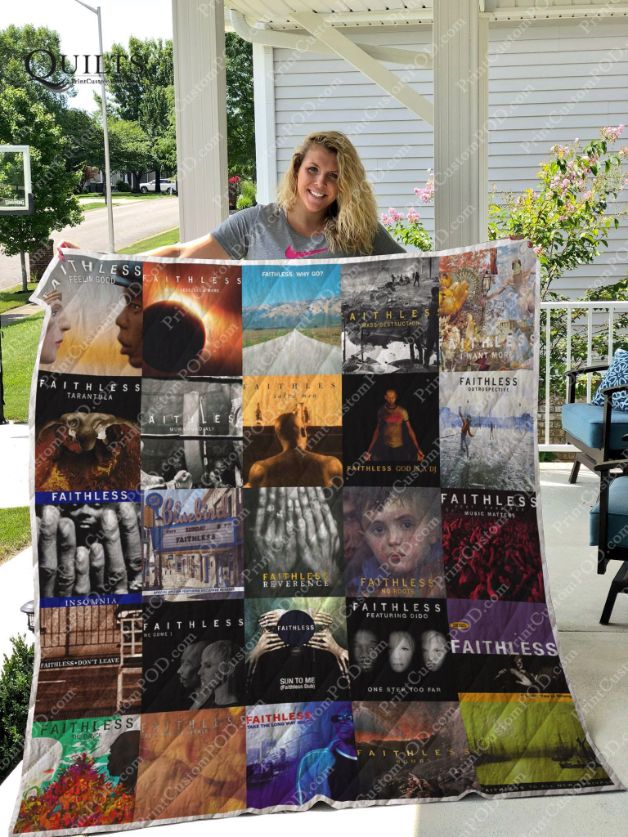 Faithless Collection Quilt Bedding Set for Electronic Music Fans