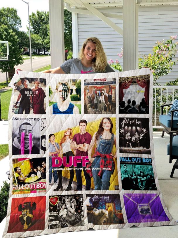 Fall Out Boy Albums Collection Quilt Bedding Set for Fans