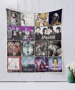 Falling In Reverse Album Collection Quilt Blanket Bed Set for Fans