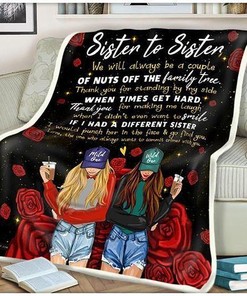 Family Memories Dear Sister Quilt Bedding Set for Holidays and Birthdays