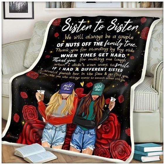 Family Memories Dear Sister Quilt Bedding Set for Holidays and Birthdays