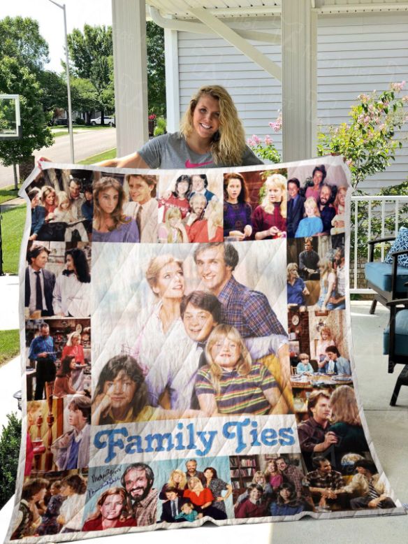 Family Ties Collection Sitcom Quilt Blanket for Fans