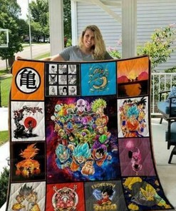 Famous Dragon Ball Polycotton Blanket Quilt Bedding Set