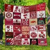 Fan Cave NCAA Arkansas Razorbacks Combined Collected Quilt Bedding Set