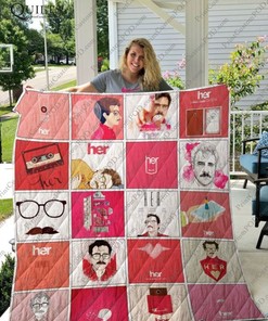 Fanart Her For Fans Quilt Blanket with Nostalgic Theme