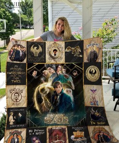Fantastic Beasts And Where To Find Them Collection Quilt Blanket with Vintage Quilt Bedding Set