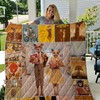 Fantastic Mr. Fox Poster Quilt Blanket - For Fans of the Wes Anderson Film