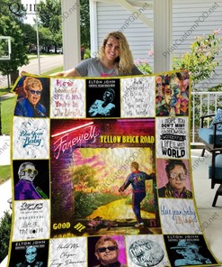 Farewell Yellow Brick Road Elton John For Fan Quilt Bedding Set