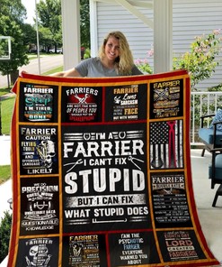 Farrier Blacksmith Pattern Quilt Bedding Set for Farmers