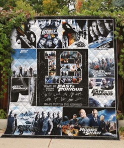Fast & Furious Quilt Bedding Set for Movie Fans
