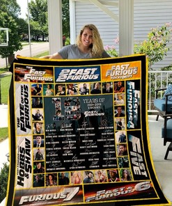 Fast & Furious Vintage Car Quilt Blanket with Keywords