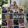 Favorites Kiss For Fans Quilt Blanket Rock Band Bedding Set